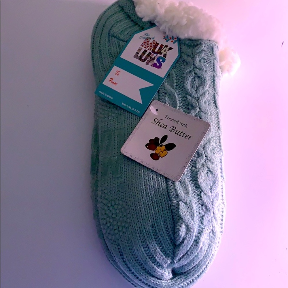 New Shea Butter infused Muk Luks socks. Large/XL